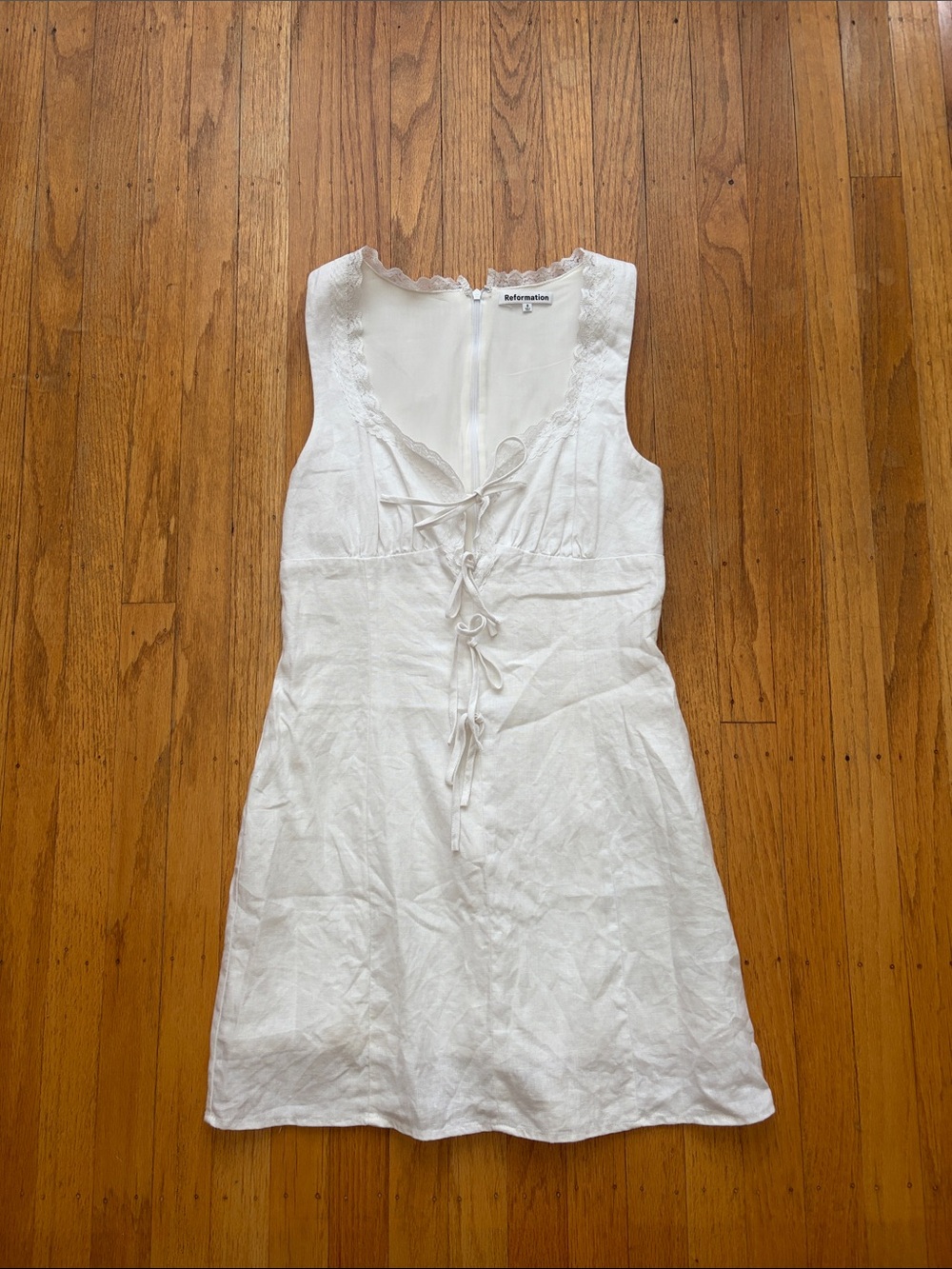 Reformation Reia Linen Dress - Picture 2 of 3